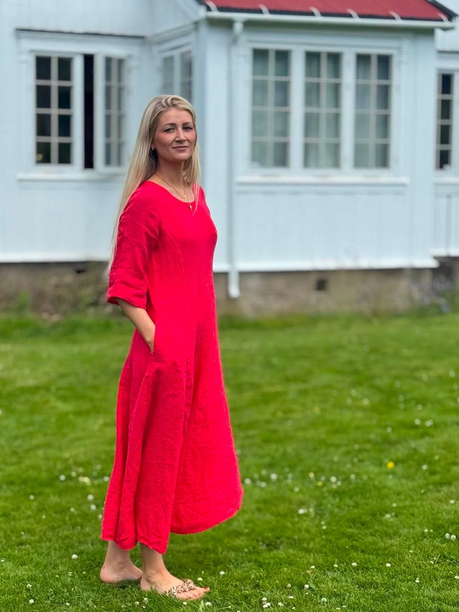 Rød Linkjole