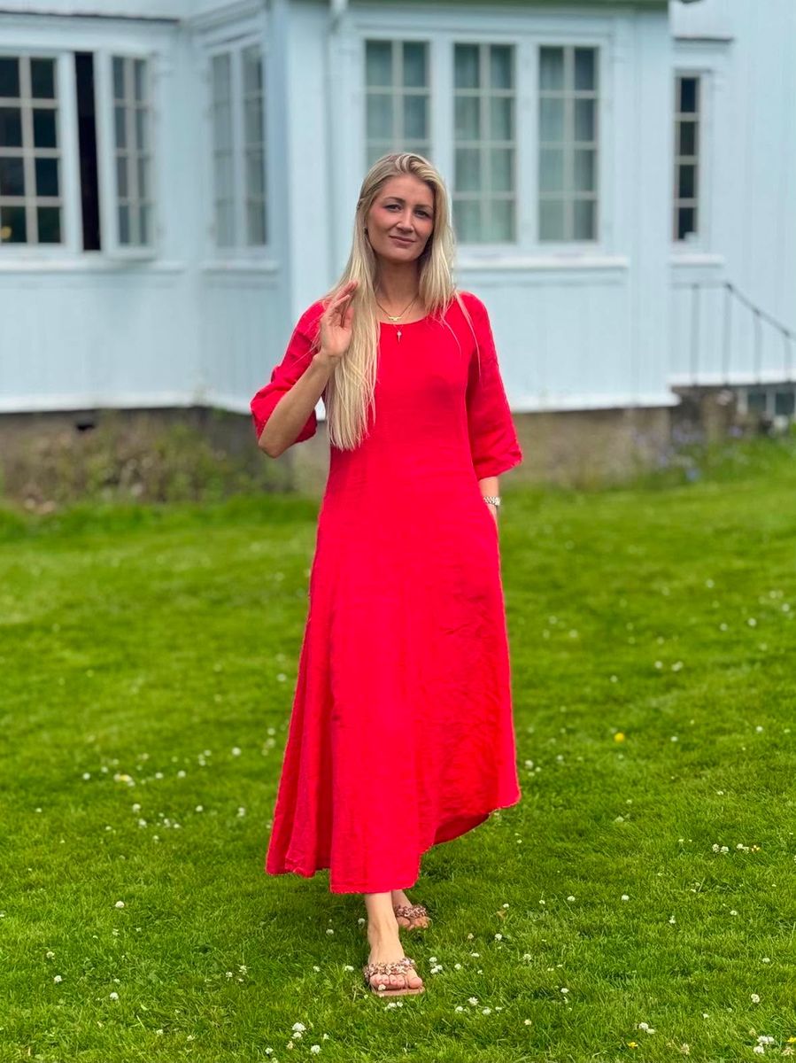 Rød Linkjole